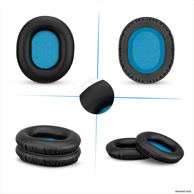 Cuscinetti di ricambio per cuffie Sennheiser HD8 / HD8 DJ / HD6 Mix - Morbida pelle PU e memory foam