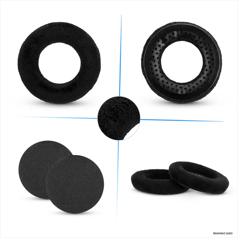 Cuscinetti in velluto per serie BEYERDYNAMIC DT880,DT531, DT690, DT811, DT880, DT911, DT931 e DT990