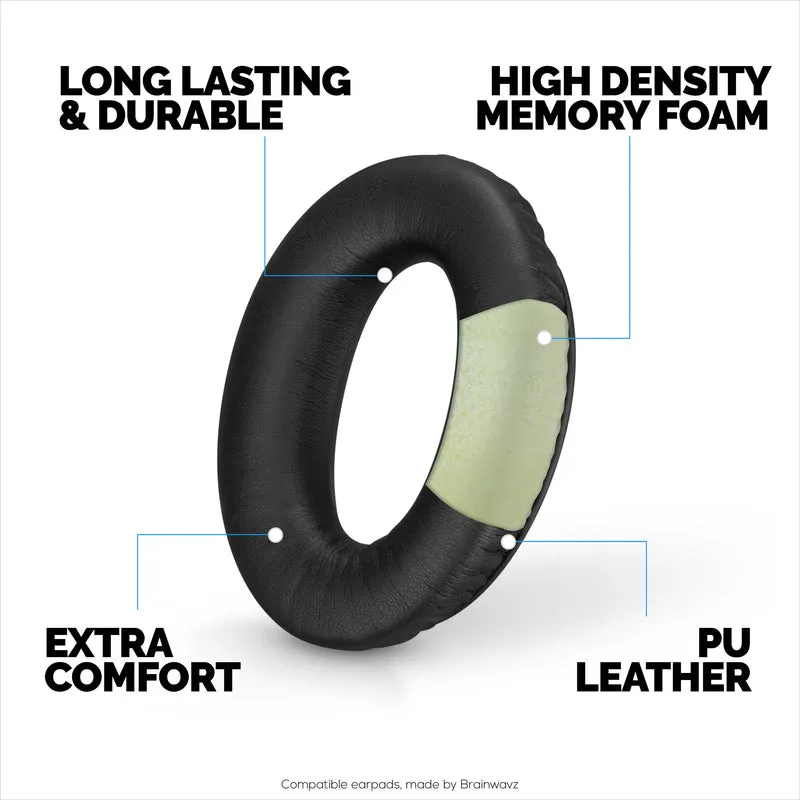 Cuscinetti di ricambio per cuffie BOSE Aviation A20 A10 X: morbida pelle PU e memory foam