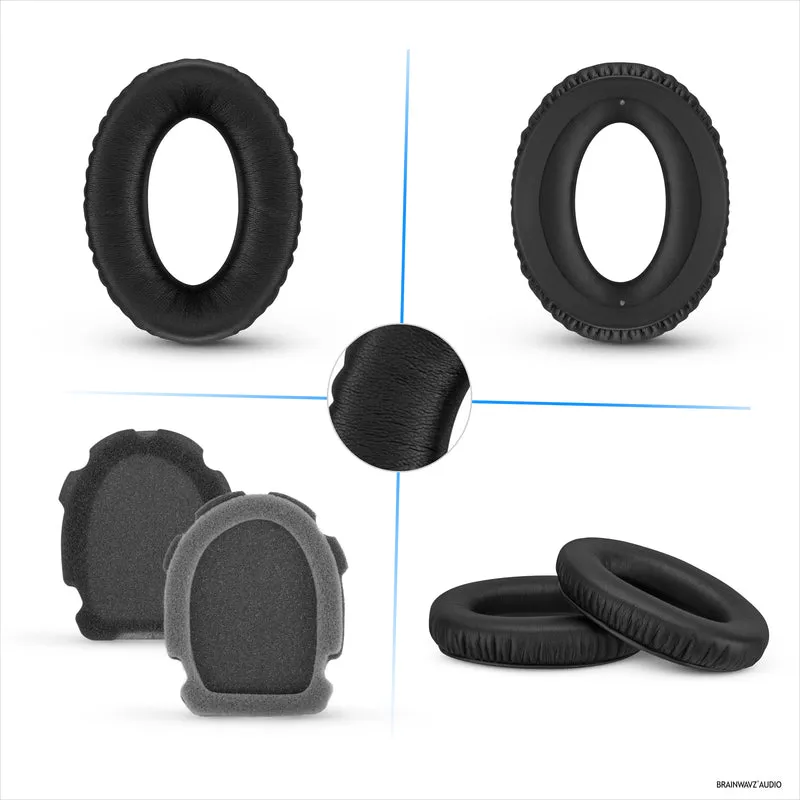 Cuscinetti di ricambio per cuffie BOSE Aviation A20 A10 X: morbida pelle PU e memory foam
