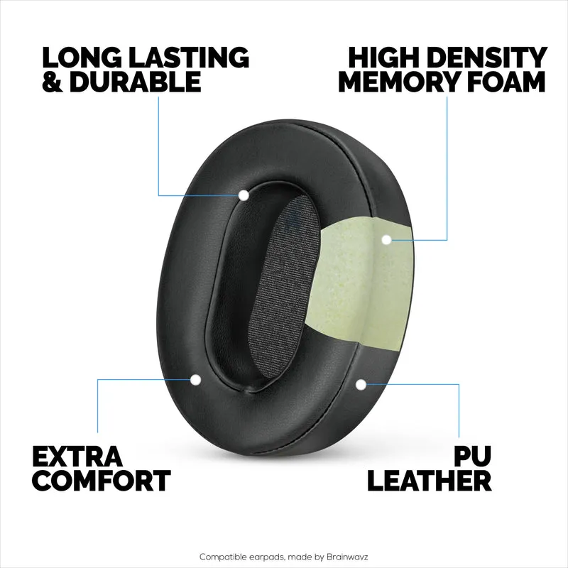 Cuscinetti di ricambio per cuffie SONY WH-XB900N: morbida pelle PU e memory foam