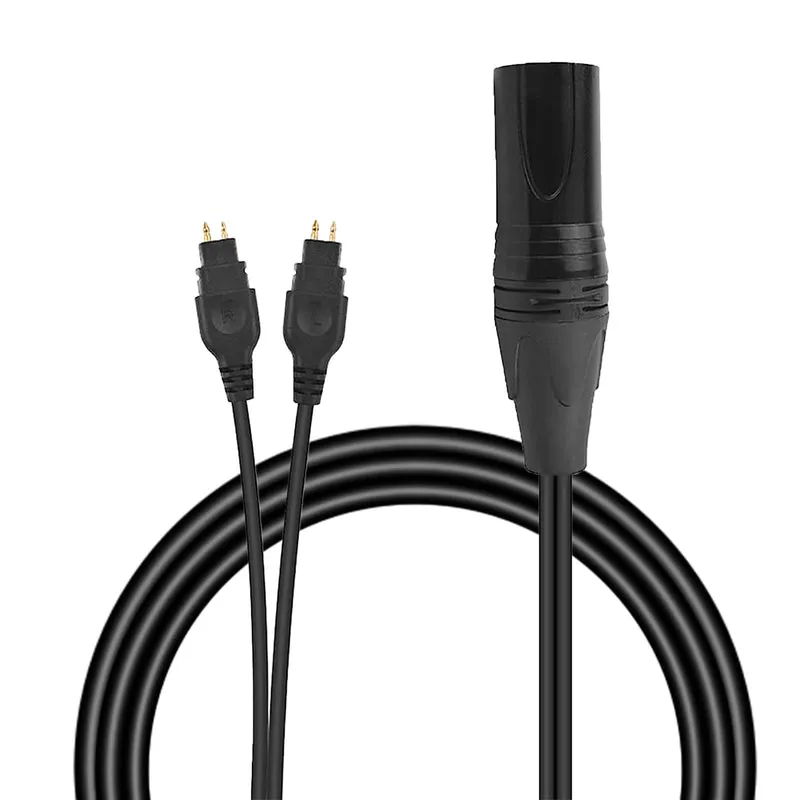 Kapalit na Audio HIFI XLR Cable para sa Sennheiser HD600, HD650, HD660s at HD580 headset, Dual 2-Pin to 4-Pin XLR Connectors
