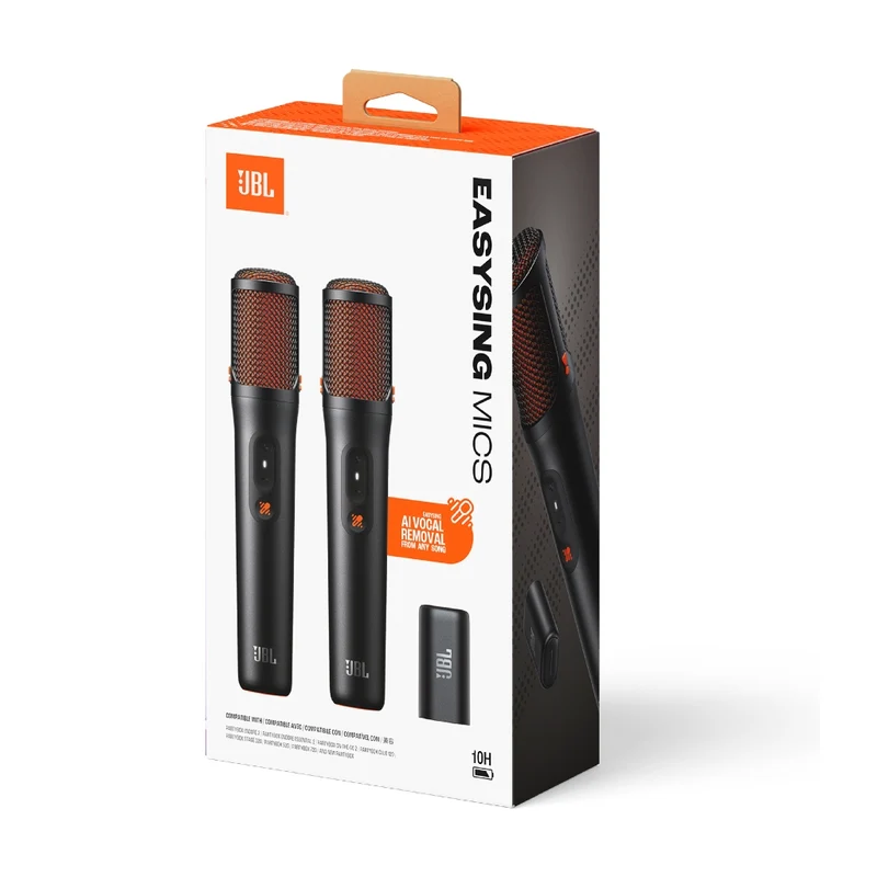 JBL Set de Micrófonos Inalámbricos EasySing, 2 piezas