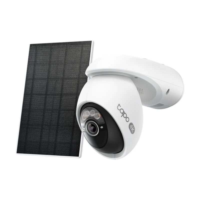 TP-Link Tapo Cámara de Seguridad Smart Wi-Fi 8 MP con Panel Solar, Tapo C660 KIT