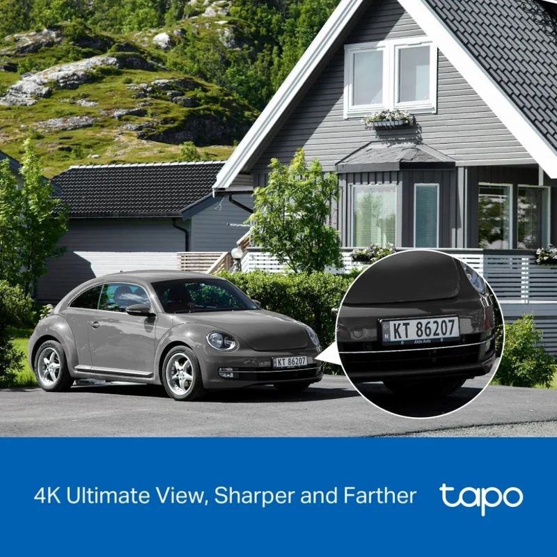 TP-Link Tapo Cámara de Seguridad Smart Wi-Fi 8 MP con Panel Solar, Tapo C660 KIT