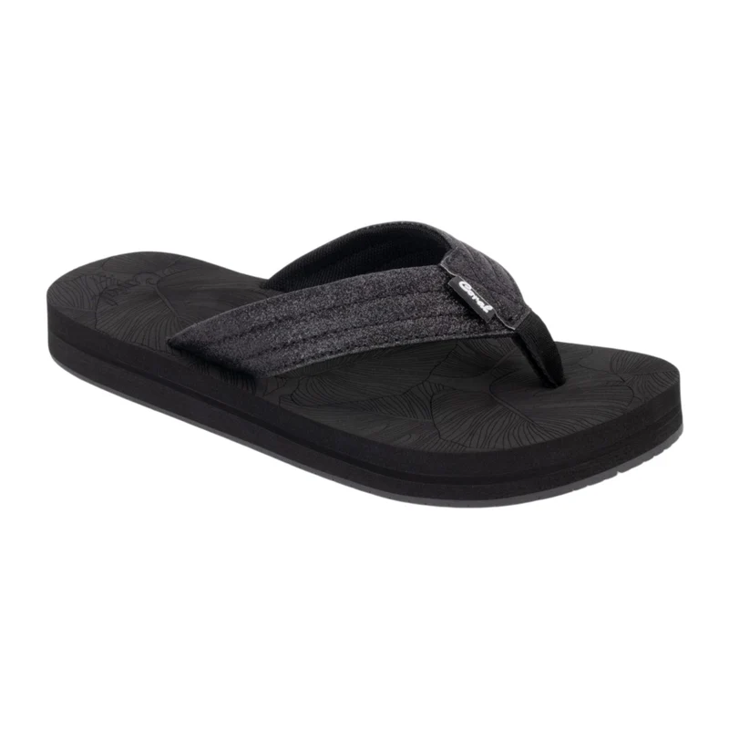 Coral Sandalias Casuales Mantas Negro Glitter, para Mujer