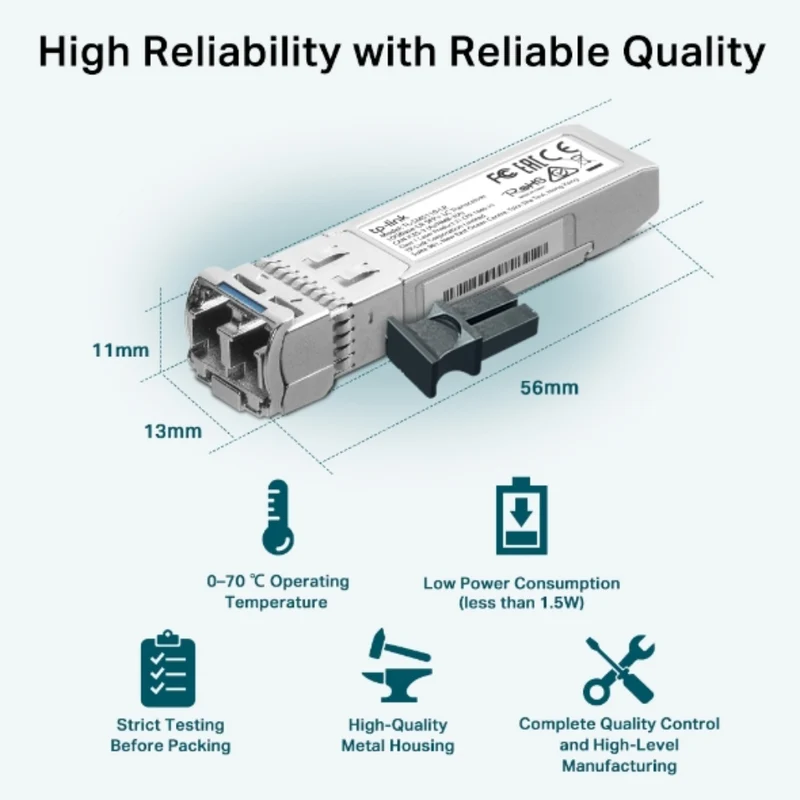 TP-Link Omada Transceptor LC 10GBase-LR SFP+, TL-SM5110-LR