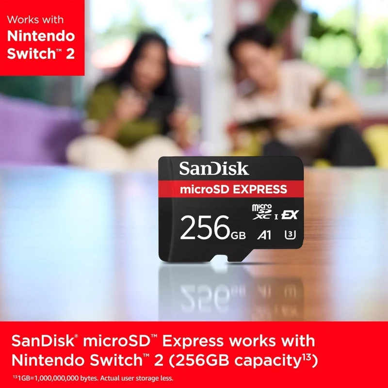 SanDisk Tarjeta de Memoria microSD Express 256 GB, SDSQXFN-256G-GN4NN