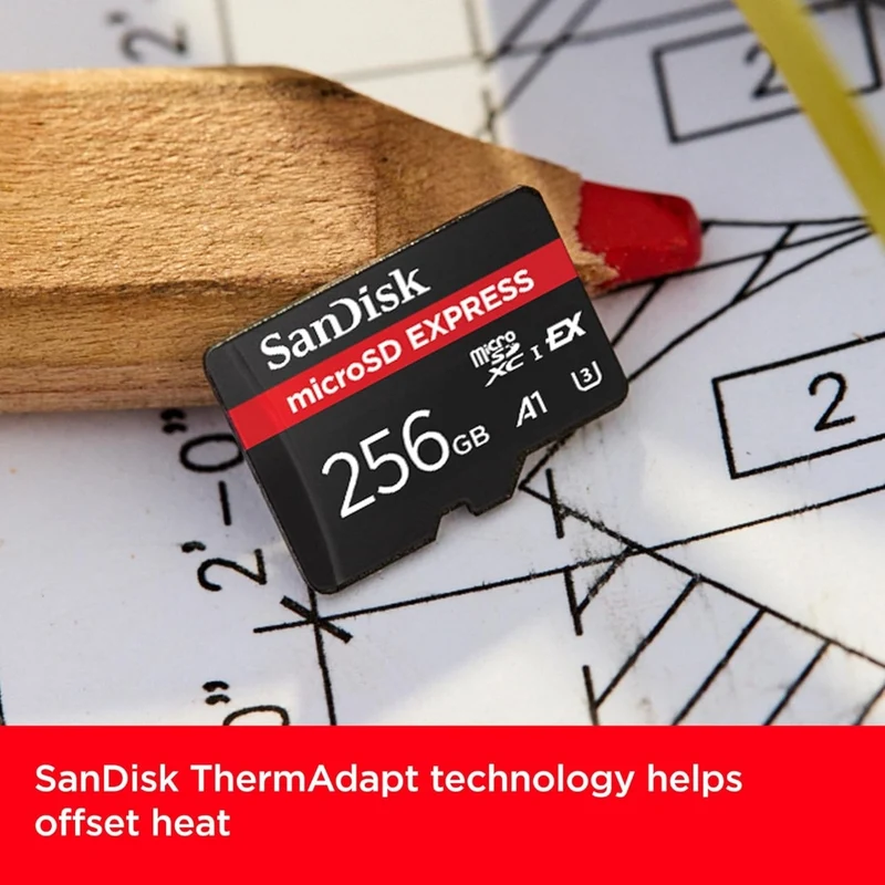 SanDisk Tarjeta de Memoria microSD Express 256 GB, SDSQXFN-256G-GN4NN