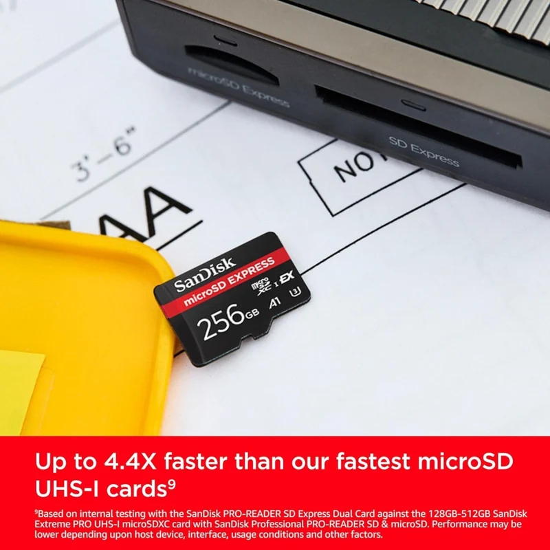 SanDisk Tarjeta de Memoria microSD Express 256 GB, SDSQXFN-256G-GN4NN