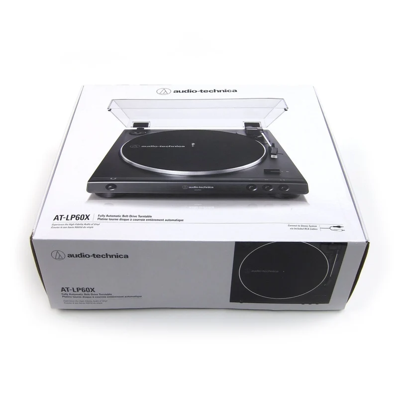 Audio-Technica Tocadiscos Bluetooth Automático (AT-LP60XBT-BK)