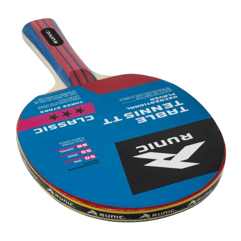 Runic Raqueta de Ping Pong 3 Stars