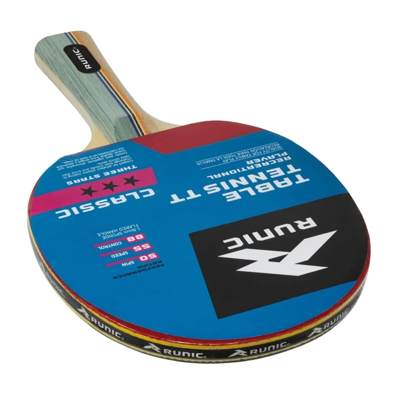 Runic Raqueta de Ping Pong 3 Stars