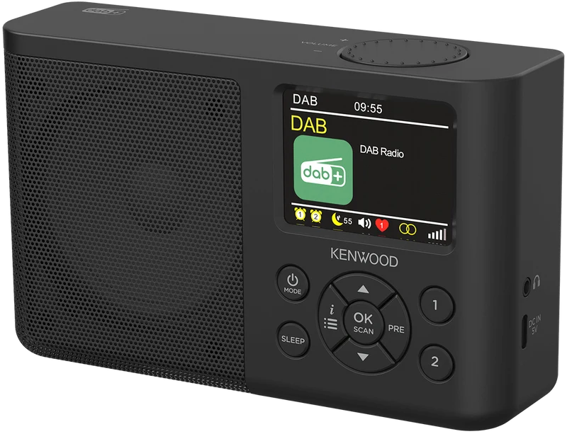 Kenwood CR-M33DAB Radiosveglia con Bluetooth e DAB+