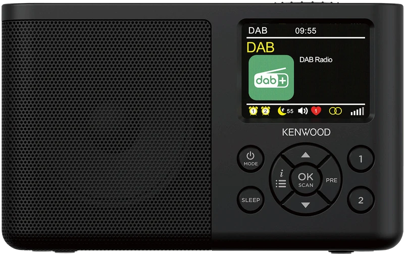 Kenwood CR-M33DAB Radiosveglia con Bluetooth e DAB+
