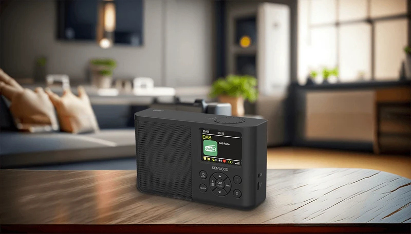 Kenwood CR-M33DAB Radiosveglia con Bluetooth e DAB+