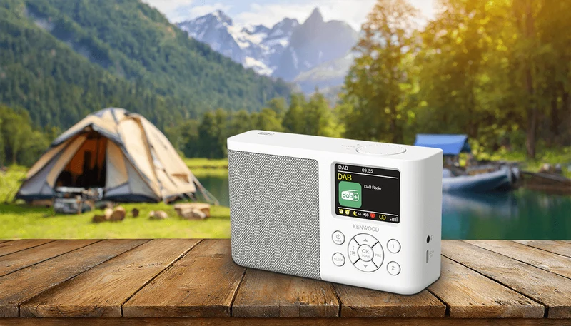 Kenwood CR-M33DAB Radiosveglia con Bluetooth e DAB+