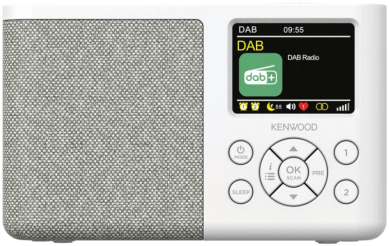 Kenwood CR-M33DAB Radiosveglia con Bluetooth e DAB+