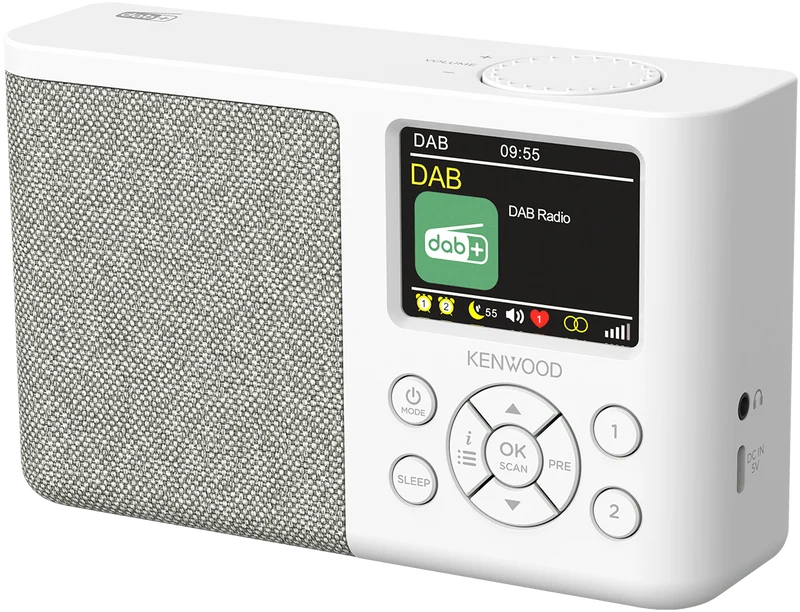 Kenwood CR-M33DAB Radiosveglia con Bluetooth e DAB+