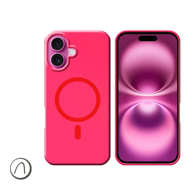 Cover IPHONE 16 Fluid Mag (Fucsia) - Nudo