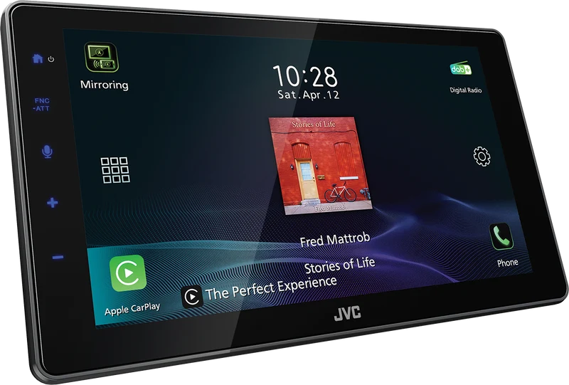JVC KW-Z900DBW Sintoamplificatore AV digitale 1 DIN con schermo LCD HD da 9,00"