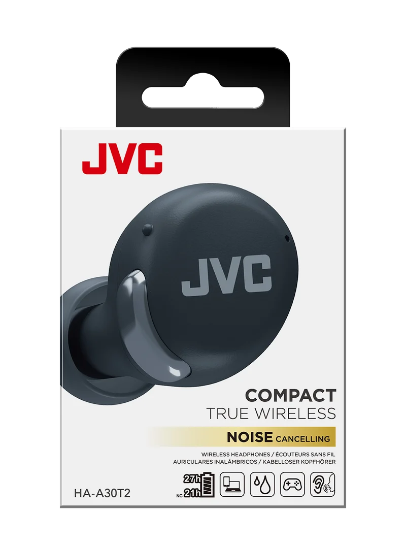 JVC HA-A30T2 Auricolari TWS di piccole dimensioni, eleganti e con Active Noise Cancelling