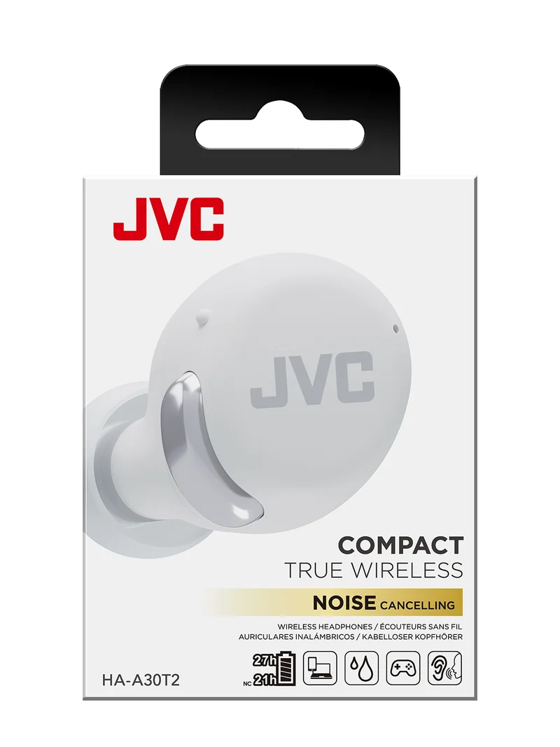 JVC HA-A30T2 Auricolari TWS di piccole dimensioni, eleganti e con Active Noise Cancelling