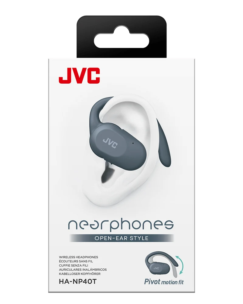 JVC Nearphones HA-NP40T, auricolari True Wireless open ear
