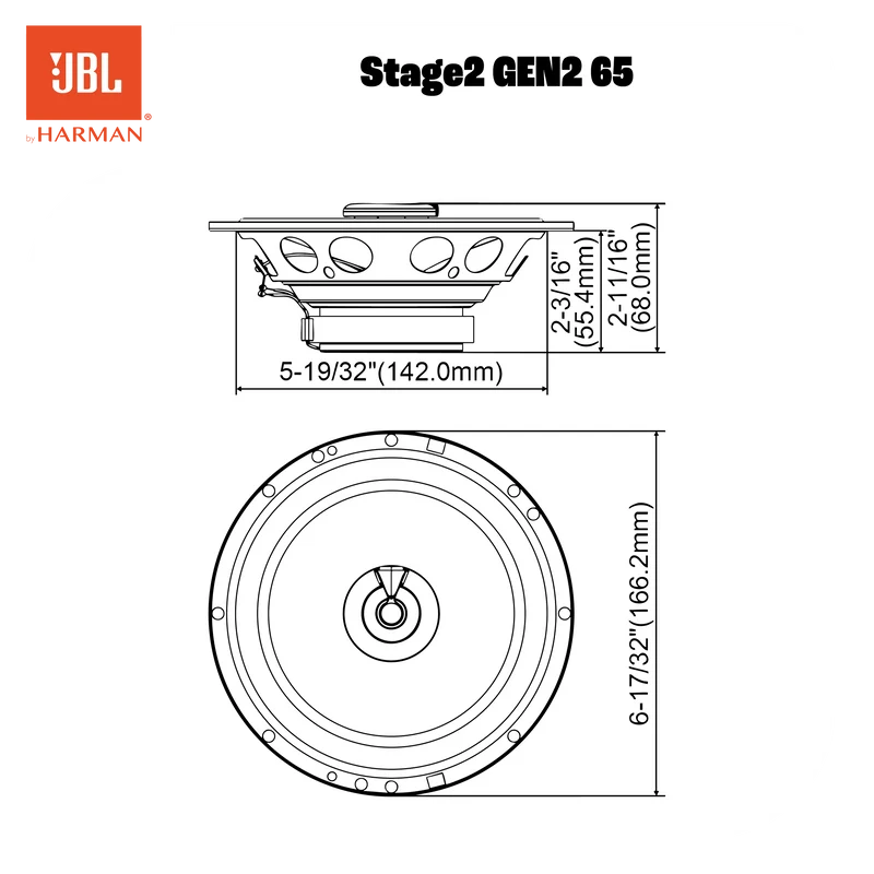 Altoparlanti JBL STAGE2 65 GEN2