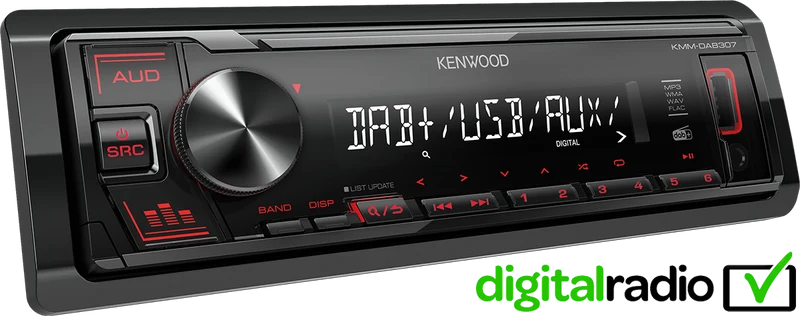 Kenwood KMM-DAB307. Digital Media Receiver con Digital Radio DAB+ built-in
