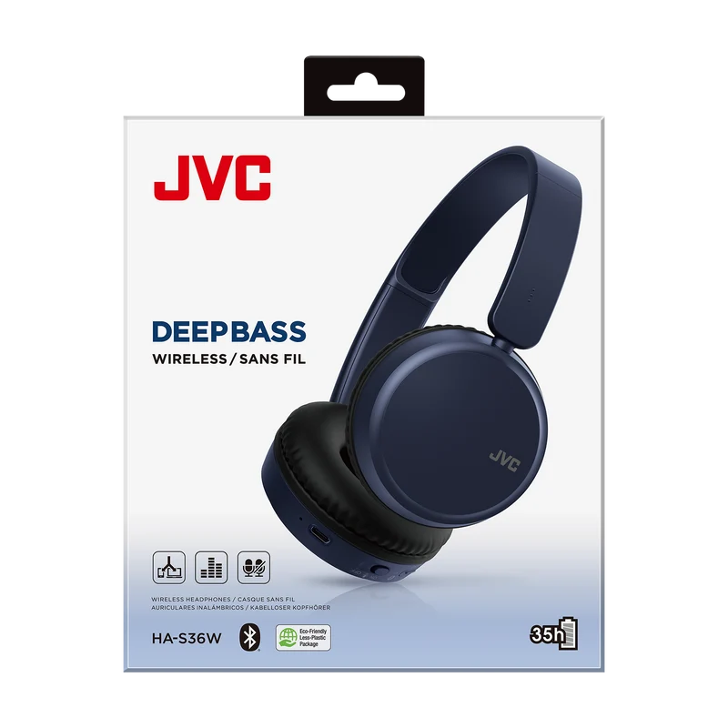 JVC HA-S36W Cuffie wireless Bluetooth