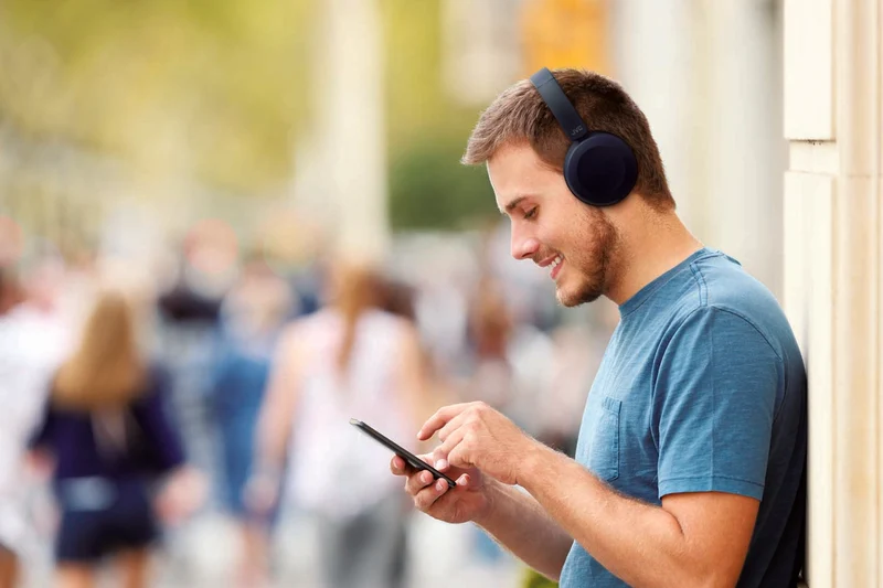JVC HA-S31M Cuffie leggere pieghevoli con microfono e telecomando