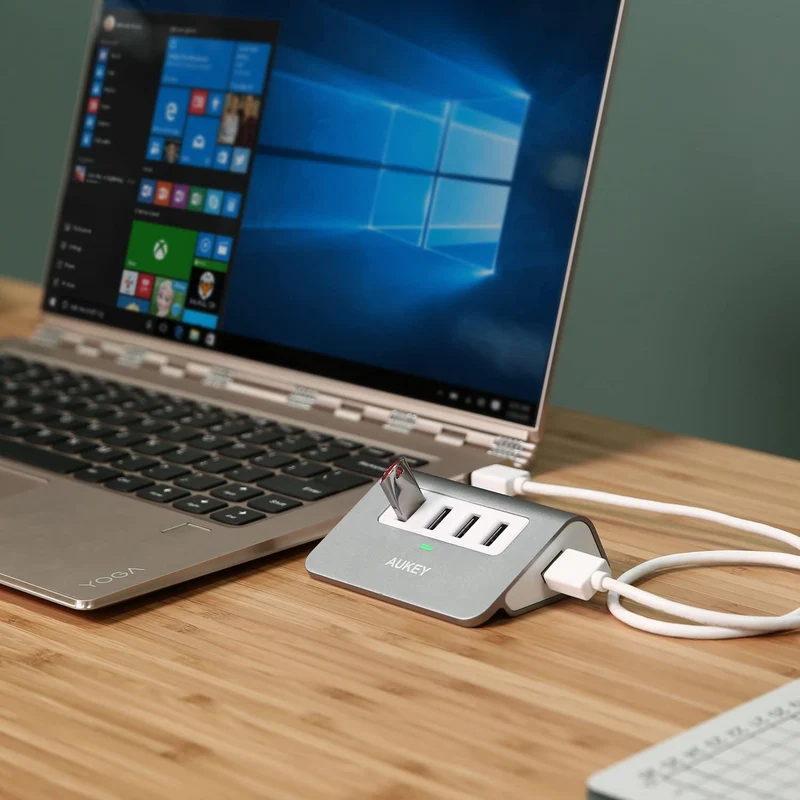 Hub 4 Porte USB AUKEY USB 3.0 - Grigio