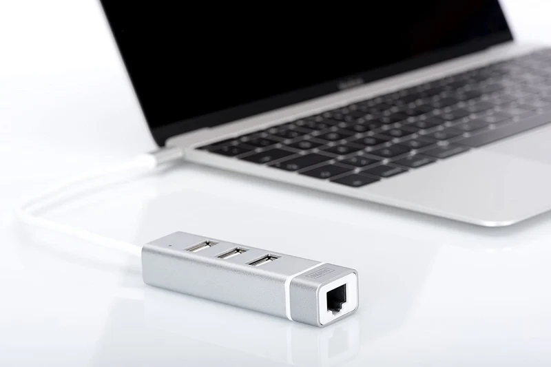Hub Digitus 3 Porte USB 1 Ethernet DA-70253