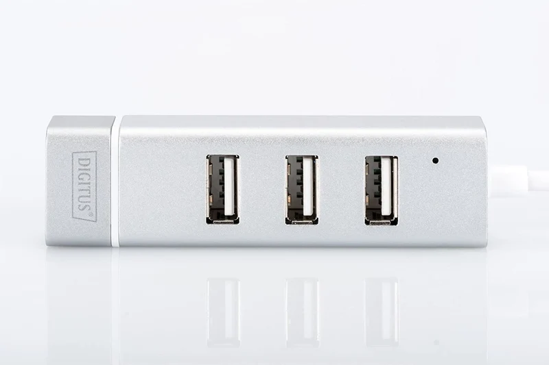 Hub Digitus 3 Porte USB 1 Ethernet DA-70253