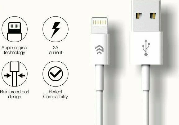Cavo di Ricarica e Dati Lightning USB Devia 1 Metro
