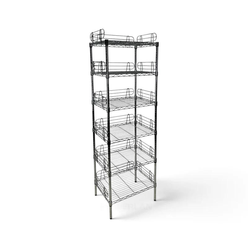 Scaffale Metallika H 182cm – 6 Ripiani 60×45 cm