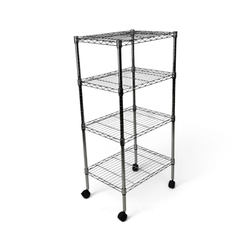 Scaffale Metallika H 122cm – 4 Ripiani 60×35 cm