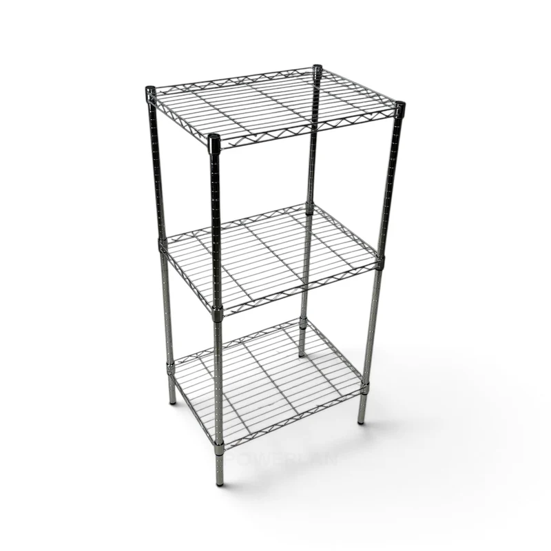 Scaffale Metallika H 122cm – 3 Ripiani 60×45 cm