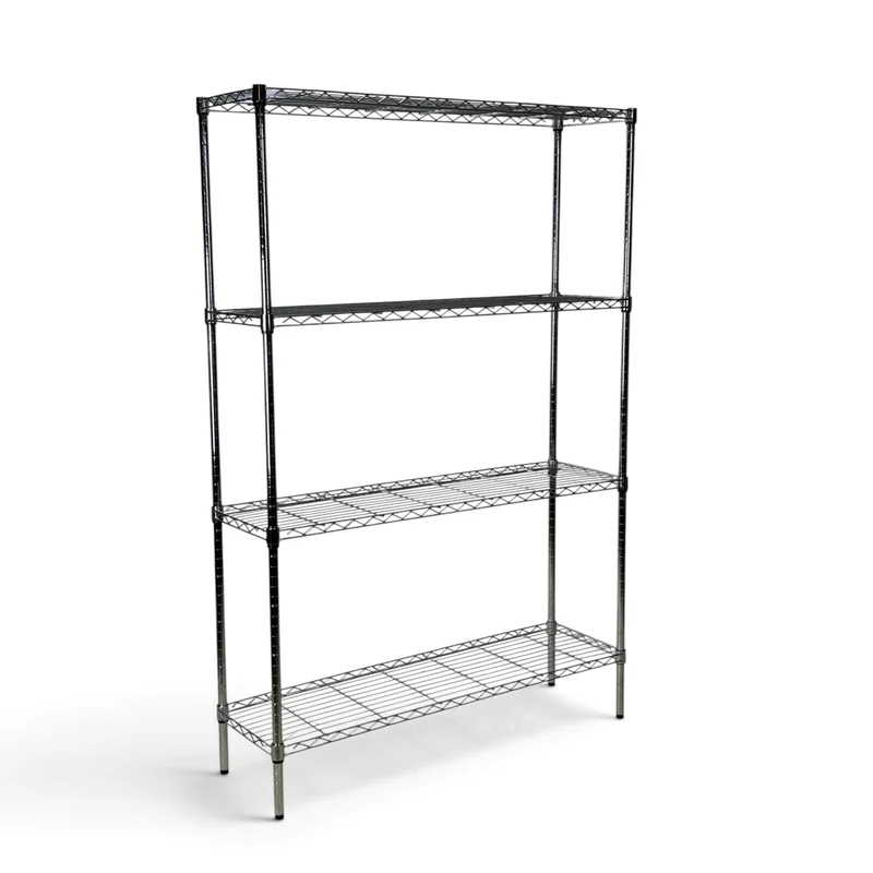 Scaffale Metallika H 182cm – 4 Ripiani 122×45 cm