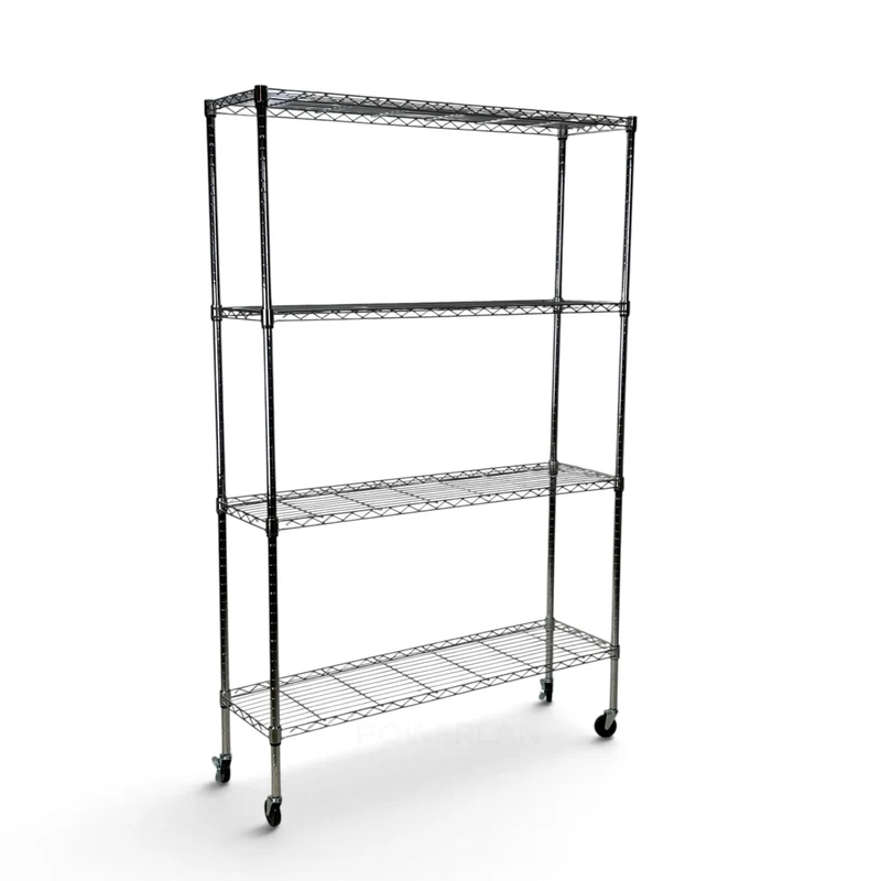 Scaffale Metallika H 182cm – 4 Ripiani 122×45 cm