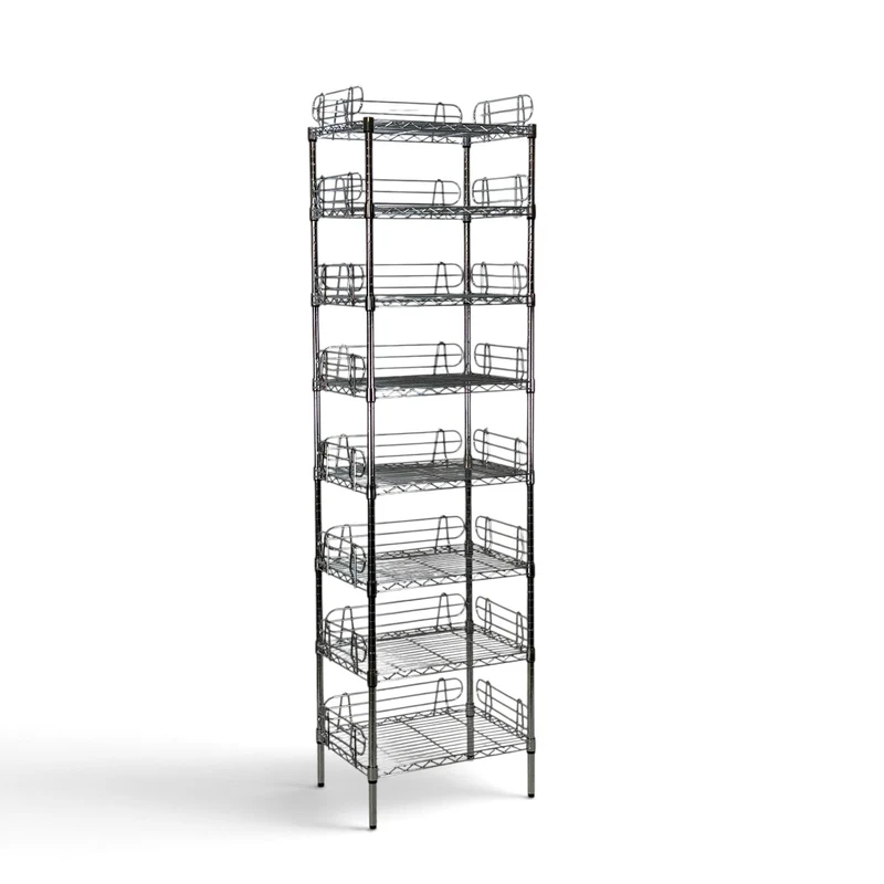 Scaffale Metallika H 252cm – 8 Ripiani 60×45 cm
