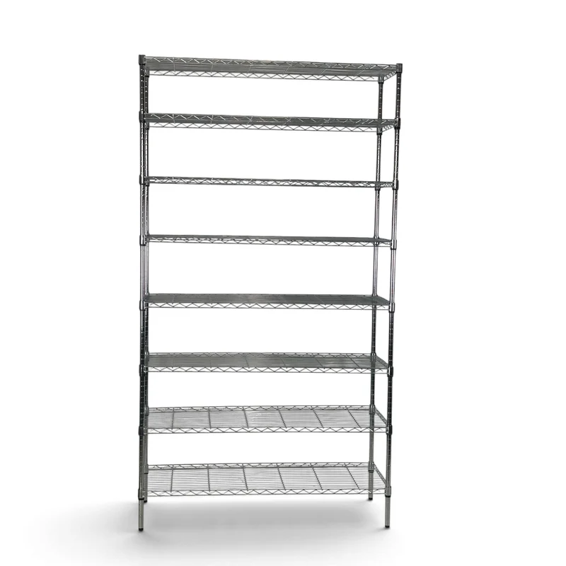 Scaffale Metallika H 252cm – 8 Ripiani 122×45 cm