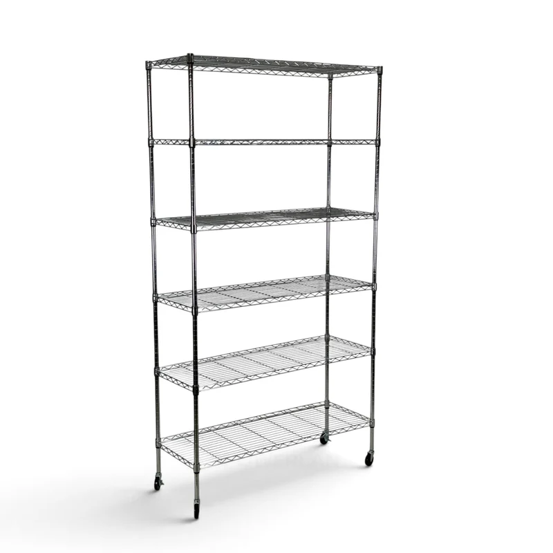 Scaffale Metallika H 202cm – 6 Ripiani 122×45 cm