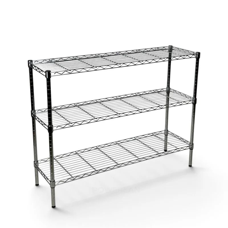 Scaffale Metallika H 102cm – 3 Ripiani 122×45 cm