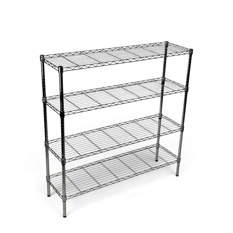 Scaffale Metallika H 122cm – 4 Ripiani 122×45 cm