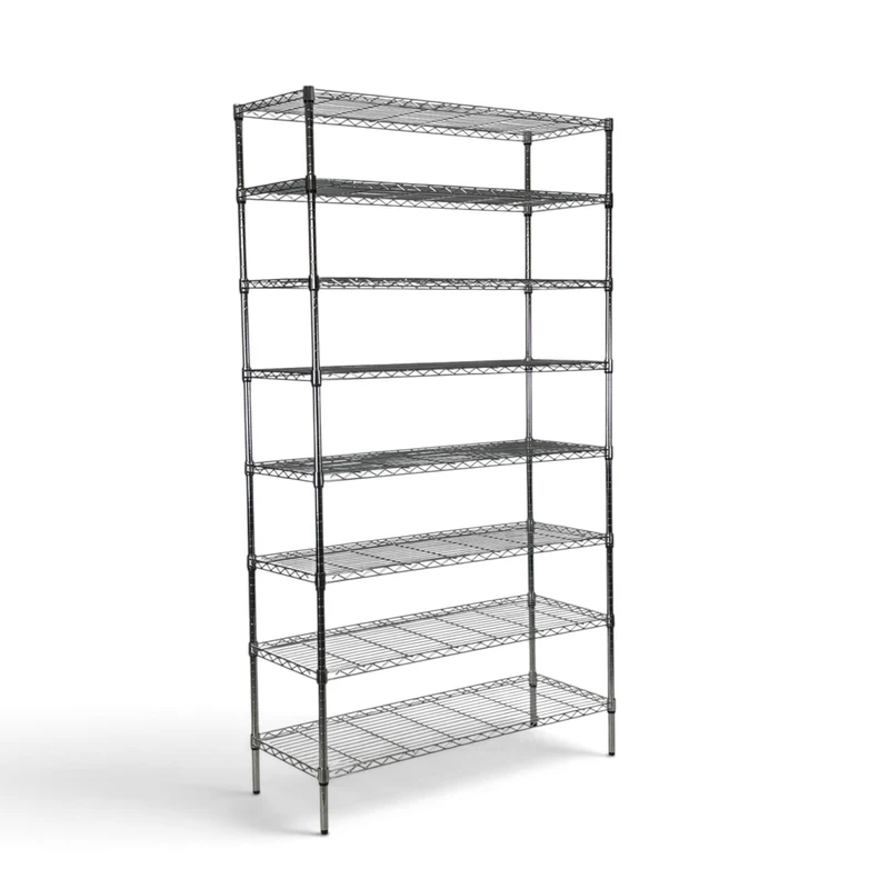 Scaffale Metallika H 222cm – 8 Ripiani 122×45 cm