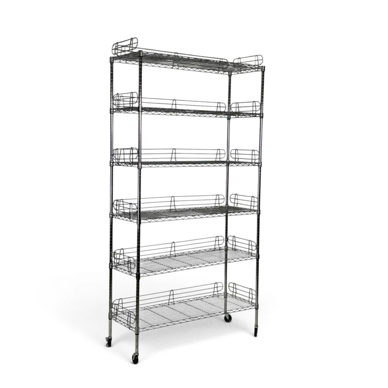 Scaffale Metallika H 252cm – 6 Ripiani 122×45 cm