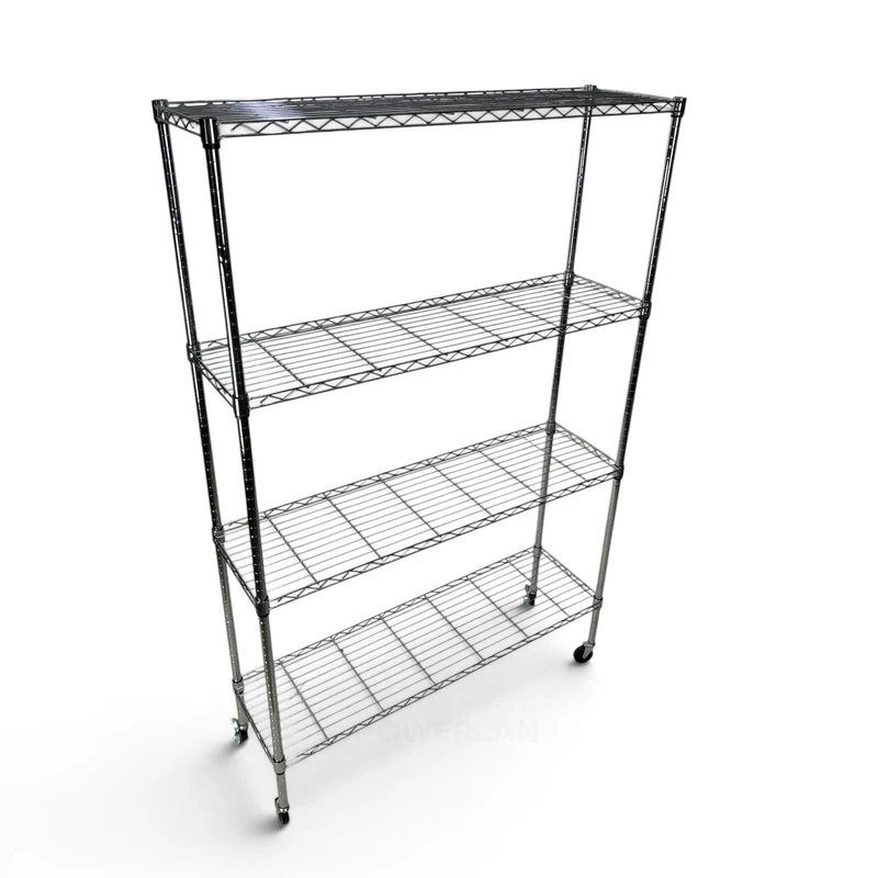 Scaffale Metallika H 152cm – 4 Ripiani 122×45 cm
