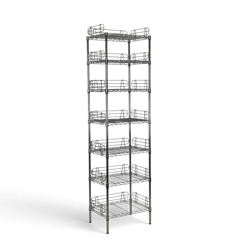 Scaffale Metallika H 252cm – 7 Ripiani 60×45 cm